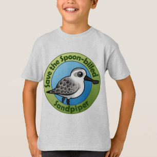 Sparen de Spoonnavelsandpiper T-shirt