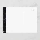 Sparen de Sterrennacht van de Datum Aankondigingskaart (Achterkant)