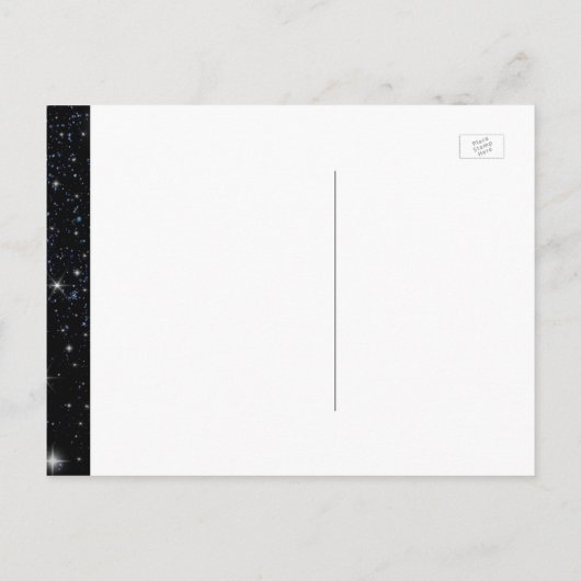 Sparen de Sterrennacht van de Datum Aankondigingskaart (Achterkant)