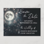 Sparen de Sterrennacht van de Datum Aankondigingskaart (Voorkant)