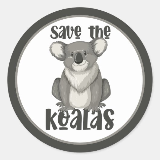 Sparen de Sticker Koalas (Voorkant)
