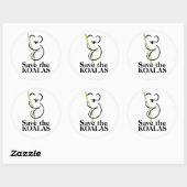 Sparen de Sticker Koalas (Vel)