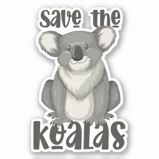 Sparen de Sticker Koalas (Voorkant)