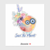 Sparen de Stickers van de Planet (Vel)