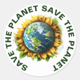 Sparen de Stickers van de Planet