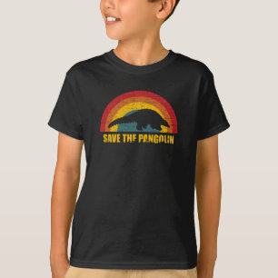 Sparen de Stijl van de Retro van de Vintage Pangol T-shirt