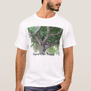 Sparen de T-shirt van de Bomen