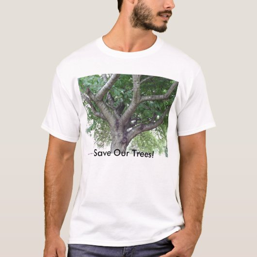 Sparen de T-shirt van de Bomen (Voorkant)