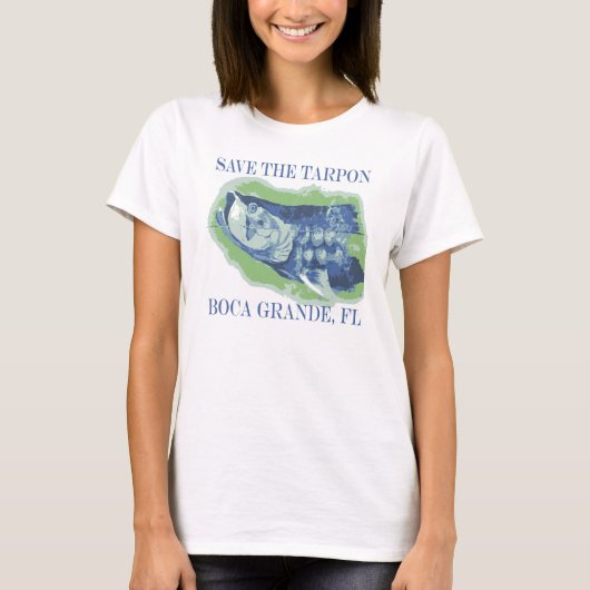 Sparen de Tarpon - Boca Grande, FL T-shirt (Voorkant)