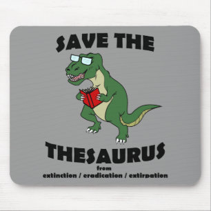 Sparen de Thesaurus Dinosaur Muismat