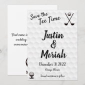 "Sparen de Tijd van het T-shirt"sparen de Kaart va (Voorkant / Achterkant)