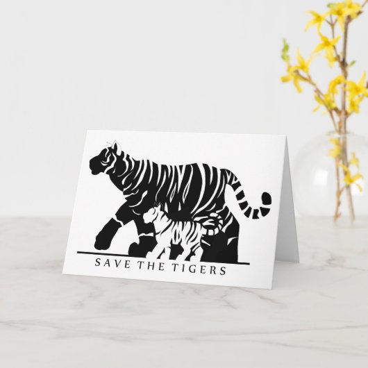 Sparen de Tijgers Kaart (Gele Bloem)