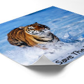 Sparen de Tijgers Poster (Hoek)