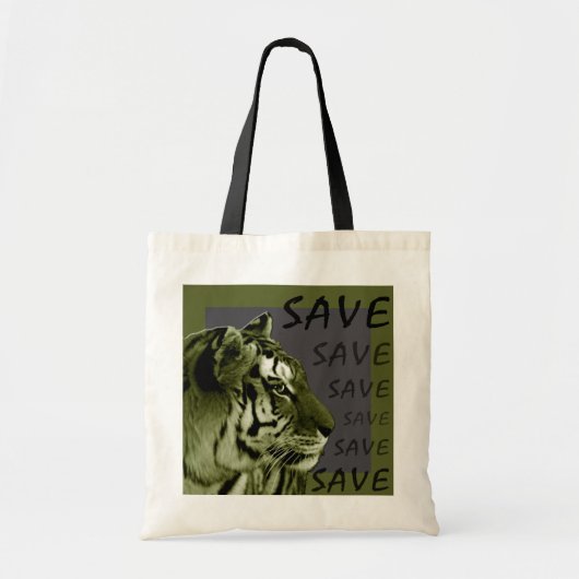 Sparen de Tijgers Tote Bag (Voorkant)
