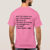 Sparen de Tuna T-shirt (Achterkant)