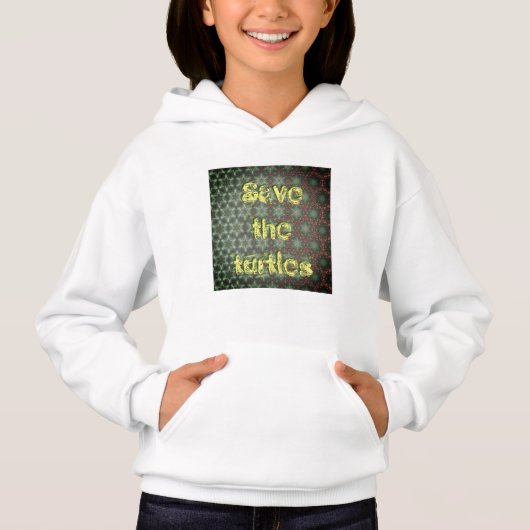Sparen de Turtle Girls Hodie (Voorkant)