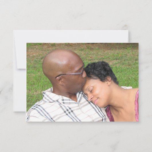 Sparen de Uitnodiging van de Datum (Achterkant)