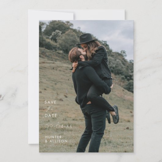 Sparen de Uitnodiging van de Datum (Voorkant)