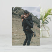 Sparen de Uitnodiging van de Datum (Staand voorkant)