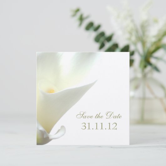 Sparen de Uitnodiging van de Datum (Staand voorkant)