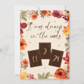 Sparen de Uitnodiging van de Datum (Achterkant)