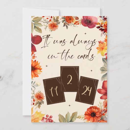 Sparen de Uitnodiging van de Datum (Achterkant)