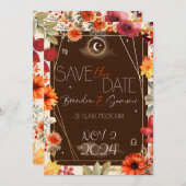 Sparen de Uitnodiging van de Datum (Voorkant / Achterkant)