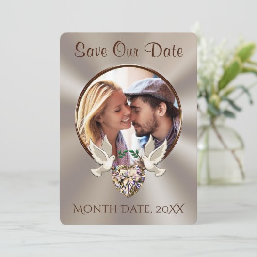 Sparen de Uitnodiging van de Datum met FOTO, 