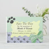 Sparen de Uitnodiging van de Dog van de Dag (Staand voorkant)