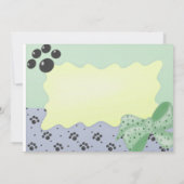 Sparen de Uitnodiging van de Dog van de Dag (Achterkant)