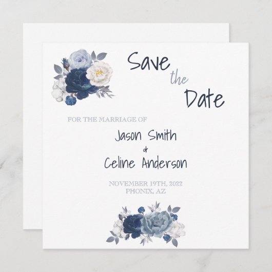 Sparen de Uitnodiging van de Weddenschap van de Da (Voorkant / Achterkant)