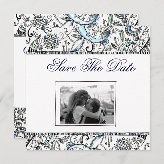 Sparen de Uitnodiging van de Weddenschap van de Da (Voorkant / Achterkant)