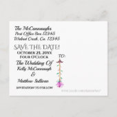 Sparen de Uitnodiging van het Briefkaart van de Da (Achterkant)