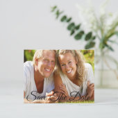 Sparen de Uitnodiging van het Briefkaart van de Da (Staand voorkant)