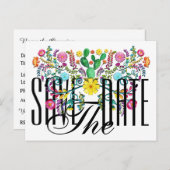 Sparen de Uitnodiging van het Briefkaart van de Da (Voorkant / Achterkant)