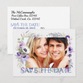 Sparen de Uitnodiging van het Briefkaart van de Da (Voorkant / Achterkant)