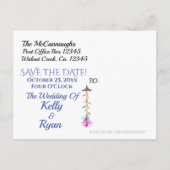 Sparen de Uitnodiging van het Briefkaart van de Da (Achterkant)