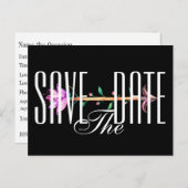 Sparen de Uitnodiging van het Briefkaart van de Da (Voorkant / Achterkant)