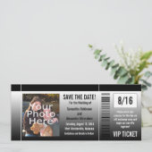 Sparen de Uitnodigingen van het Ticket van de Datu (Staand voorkant)