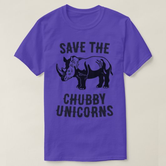 Sparen de Unicorns RxTp van de Chubby T-shirt (Design voorkant)