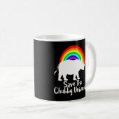 Sparen de Unicorns van de Chubby Koffiemok (Voorkant rechts)