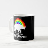 Sparen de Unicorns van de Chubby Koffiemok (Voorkant links)