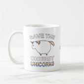 Sparen de Unicorns van de Chubby Koffiemok (Links)
