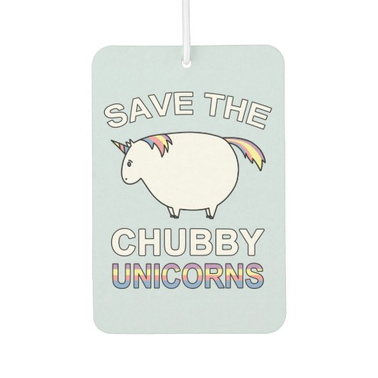 Sparen de Unicorns van de Chubby Luchtverfrisser (Voorkant)