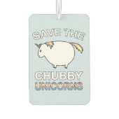 Sparen de Unicorns van de Chubby Luchtverfrisser (Achterkant)