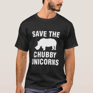 Sparen de Unicorns van de Chubby T-shirt