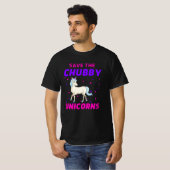Sparen de Unicorns van de Chubby T-shirt (Voorkant volledig)