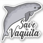 Sparen de Vaquita Sticker (Voorkant)