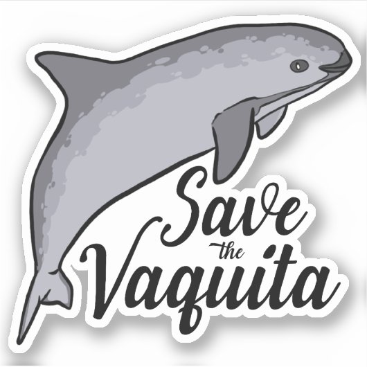 Sparen de Vaquita Sticker (Voorkant)