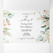 Sparen de Verdrievoudiging van de Datum Futsal all Drieluik Uitnodiging (Binnenkant midden)